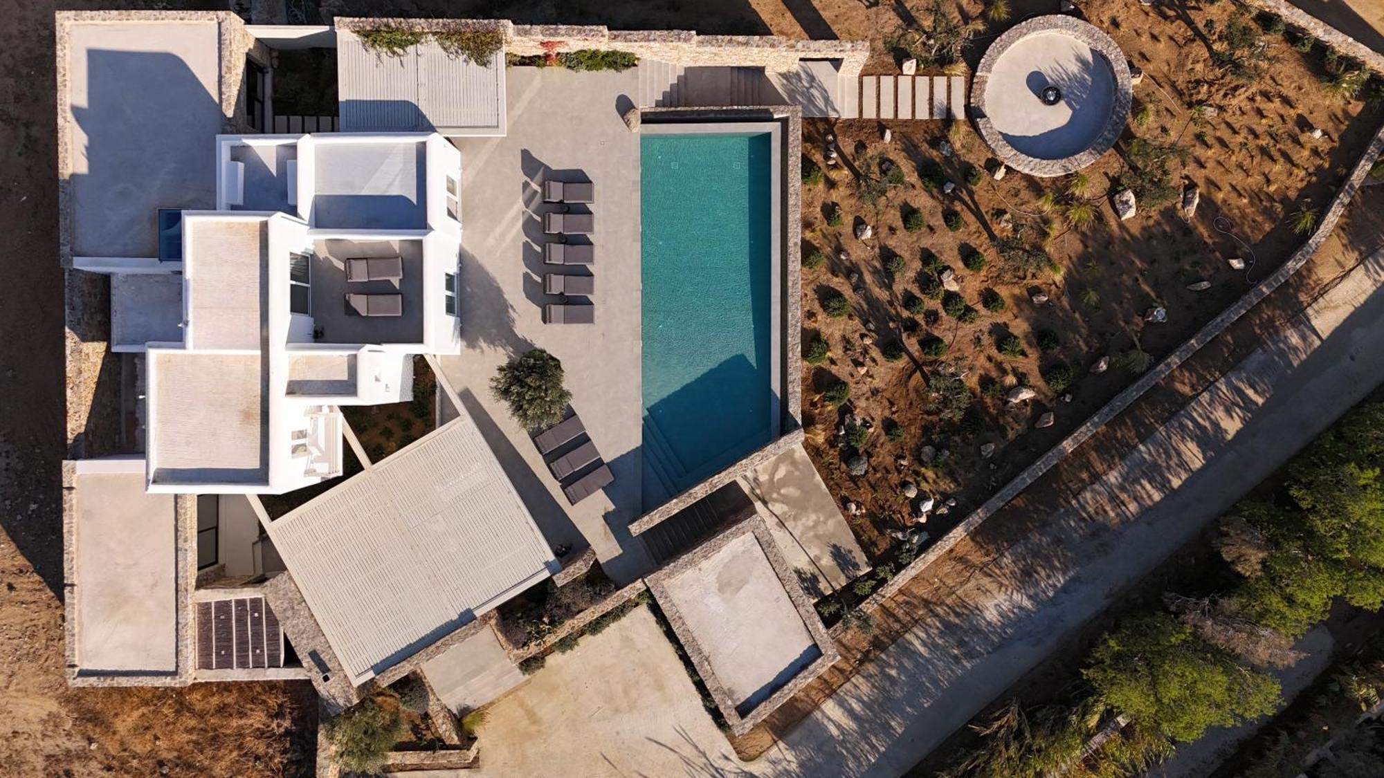 Blue Eye Grand Villa Mykonos Kalafatis Exterior foto