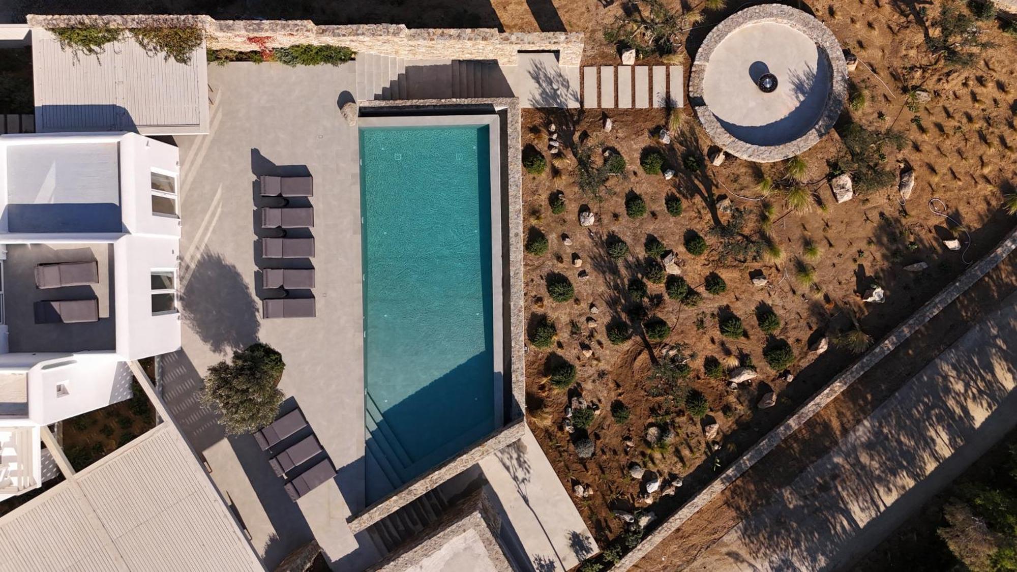 Blue Eye Grand Villa Mykonos Kalafatis Exterior foto