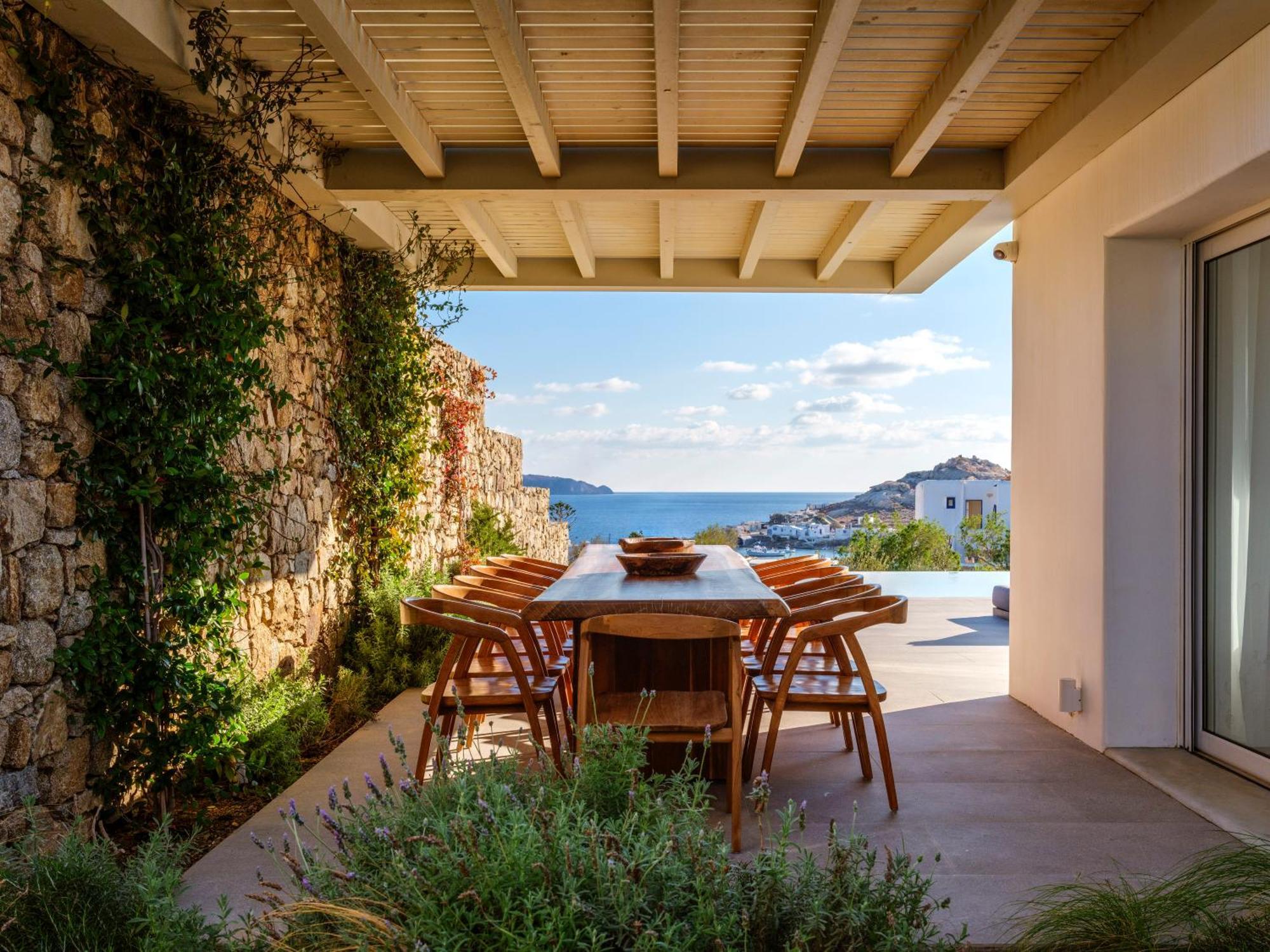 Blue Eye Grand Villa Mykonos Kalafatis Exterior foto