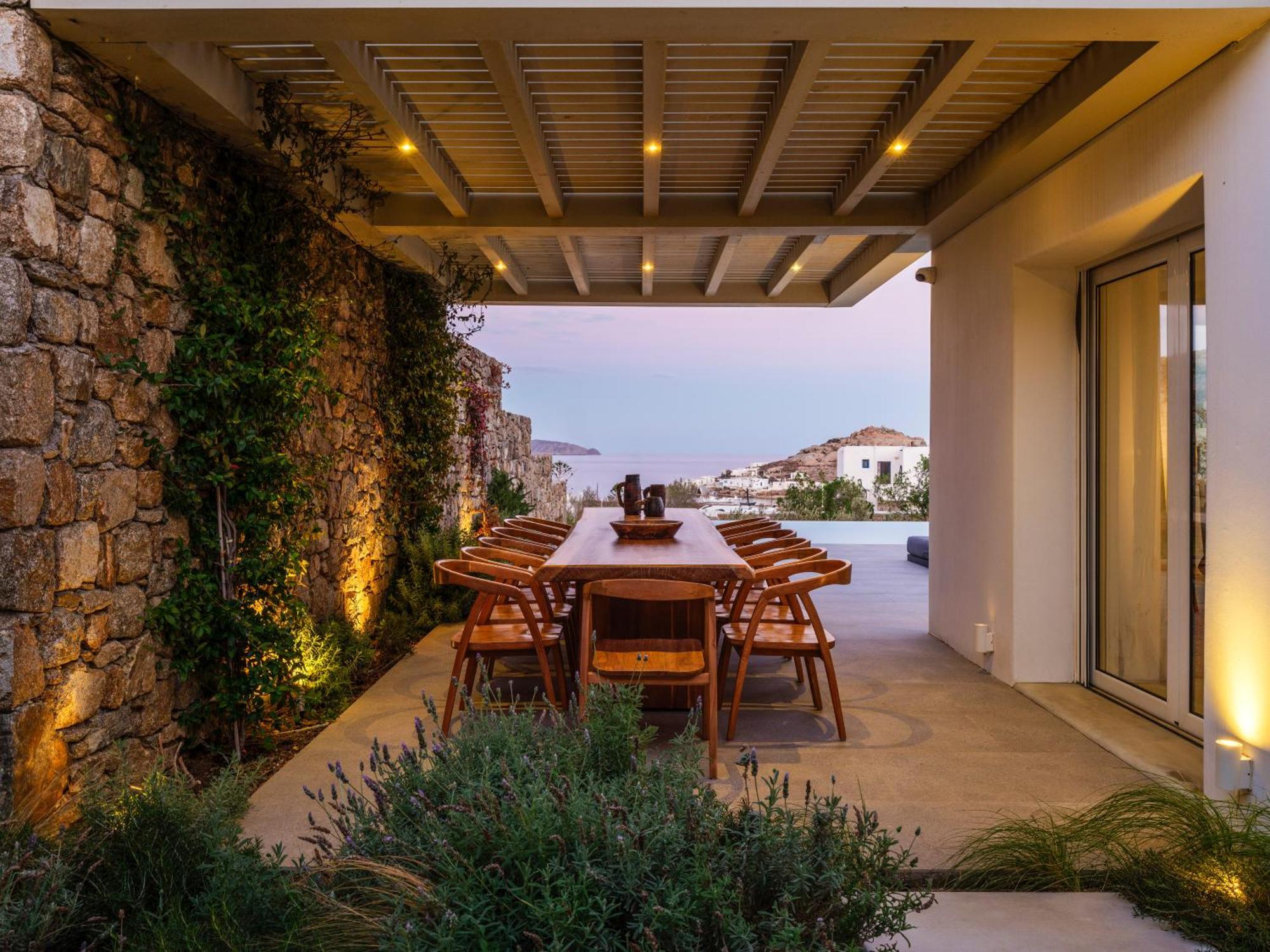 Blue Eye Grand Villa Mykonos Kalafatis Exterior foto