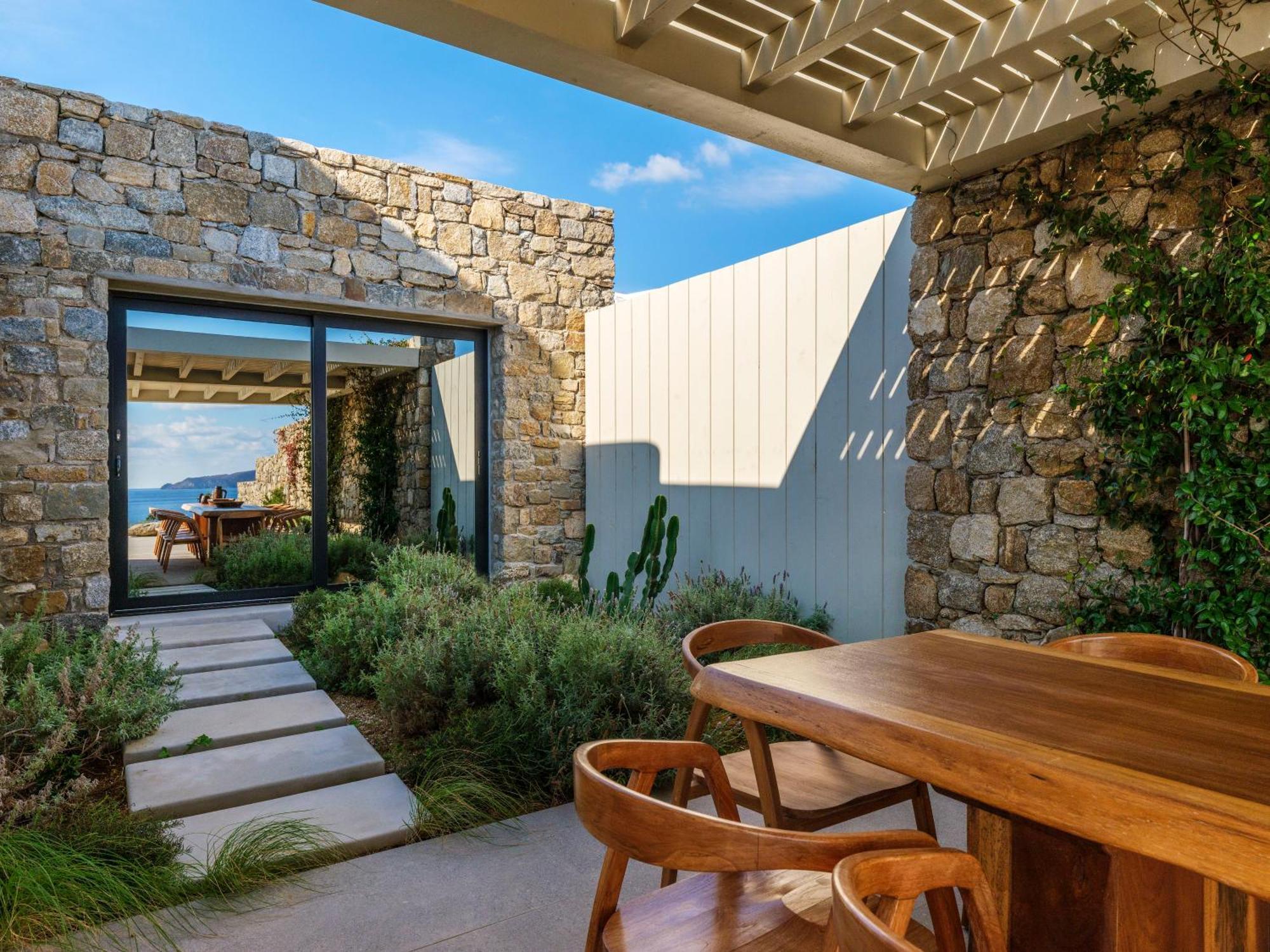 Blue Eye Grand Villa Mykonos Kalafatis Exterior foto