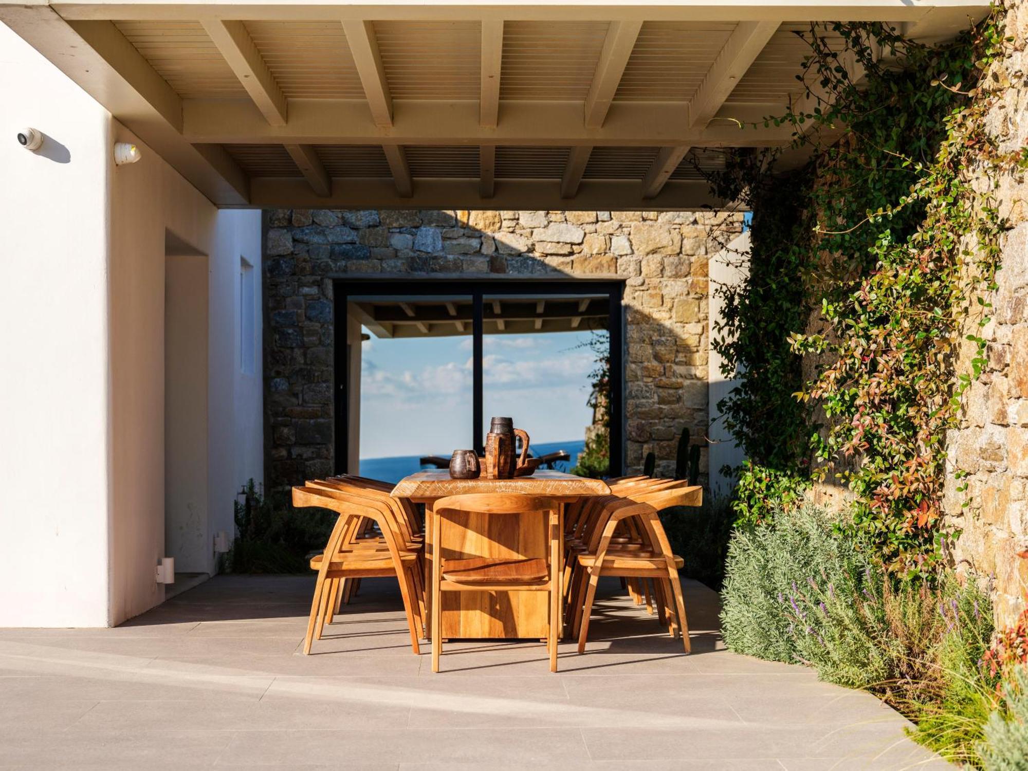 Blue Eye Grand Villa Mykonos Kalafatis Exterior foto