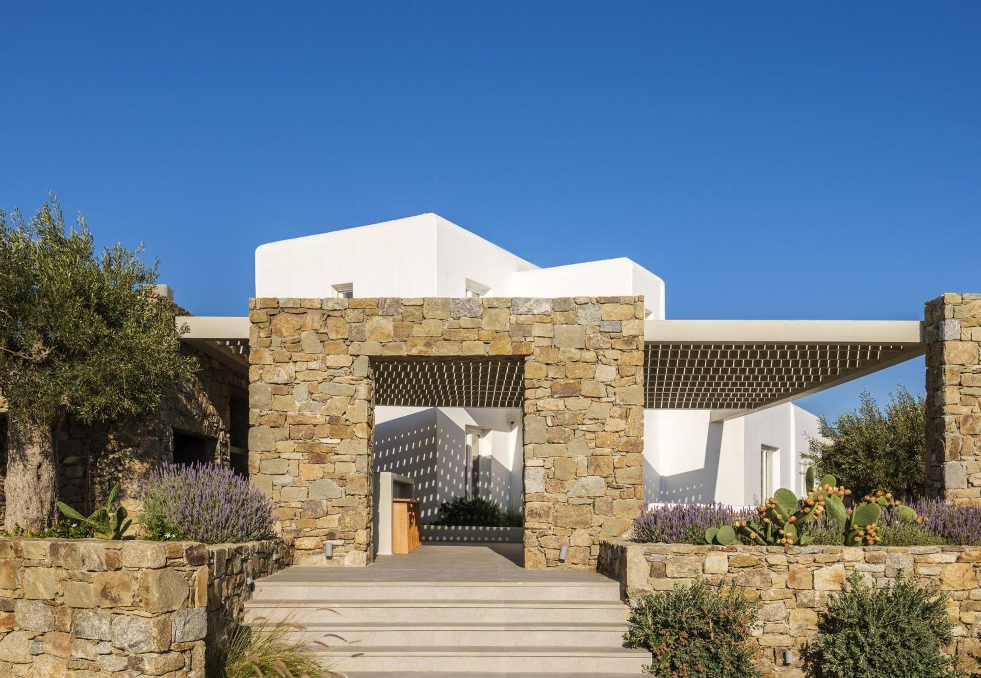 Blue Eye Grand Villa Mykonos Kalafatis Exterior foto